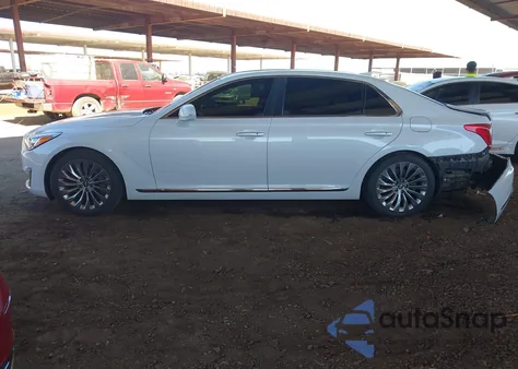 2018 Genesis G90 3.3T Premium из США, поврежденный, VIN KMHG34JA0JU044932